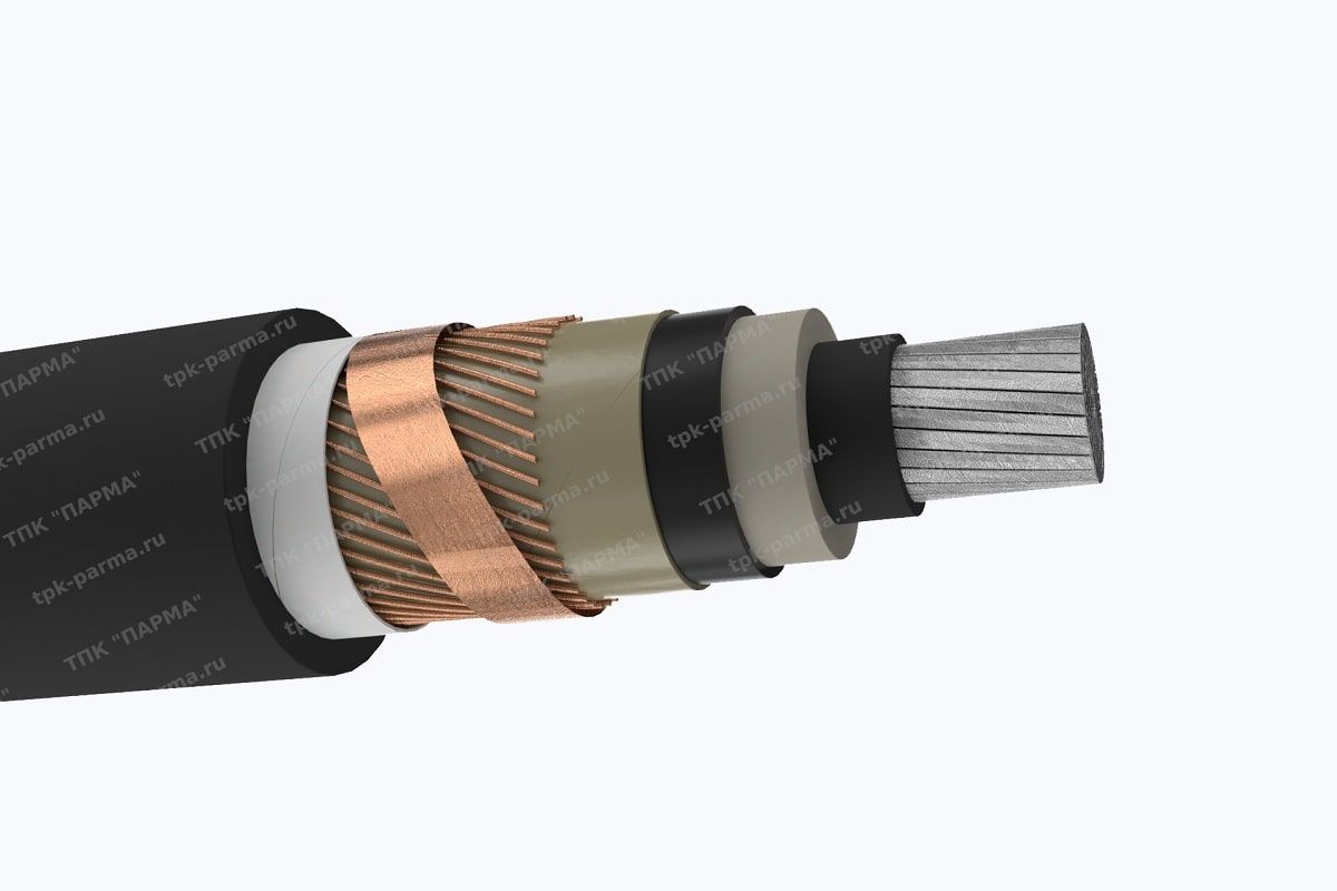 Фотография провода Кабель АПвПуг 1х150/120 - 20кВ