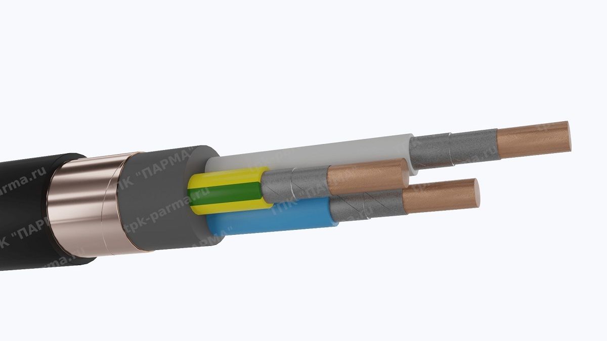 Фотография провода Кабель ПвПГнг(A)-HF 3х400+1х185 - 1кВ