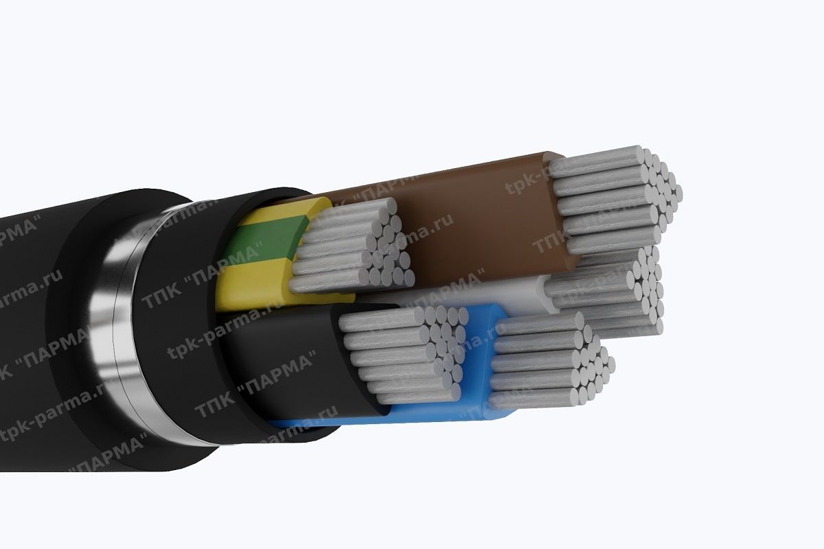Фотография провода Кабель АПвБШвнг(A)-LS 5х50