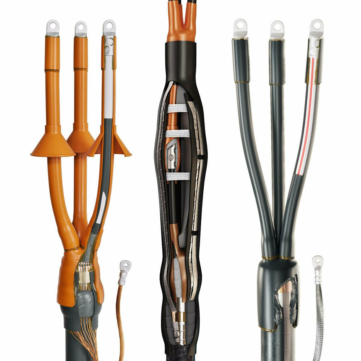 Муфта кабельная 3ПКВТпН-10-150...240-КПЭ