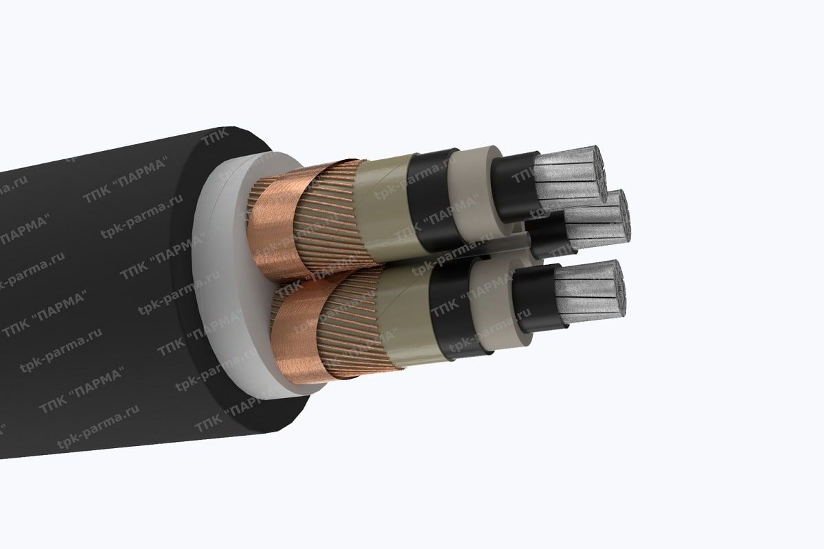 Фотография провода Кабель АПвВ 3х240/120 - 20кВ