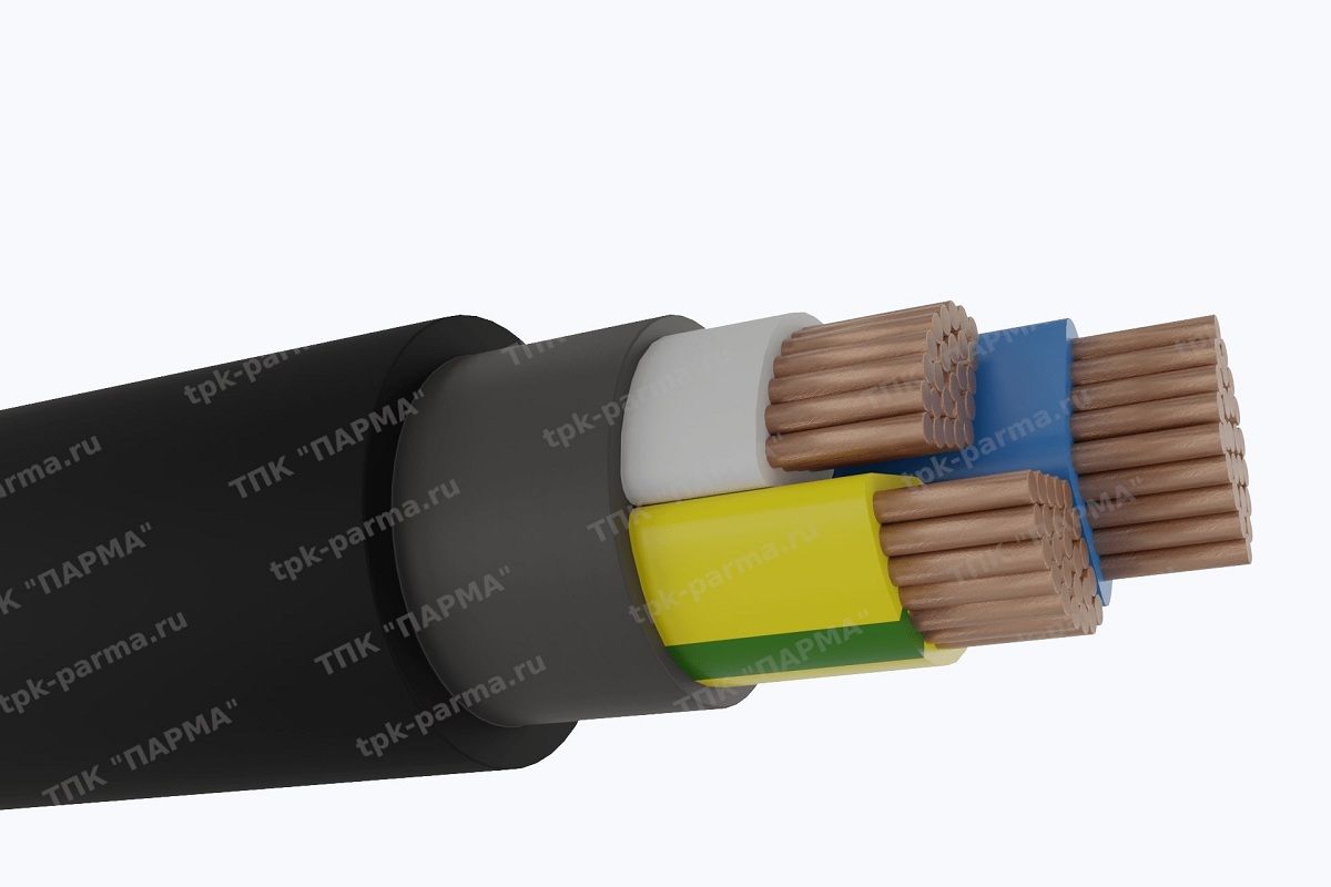 Фотография провода Кабель ВВГнг(A) 3х25 - 1кВ